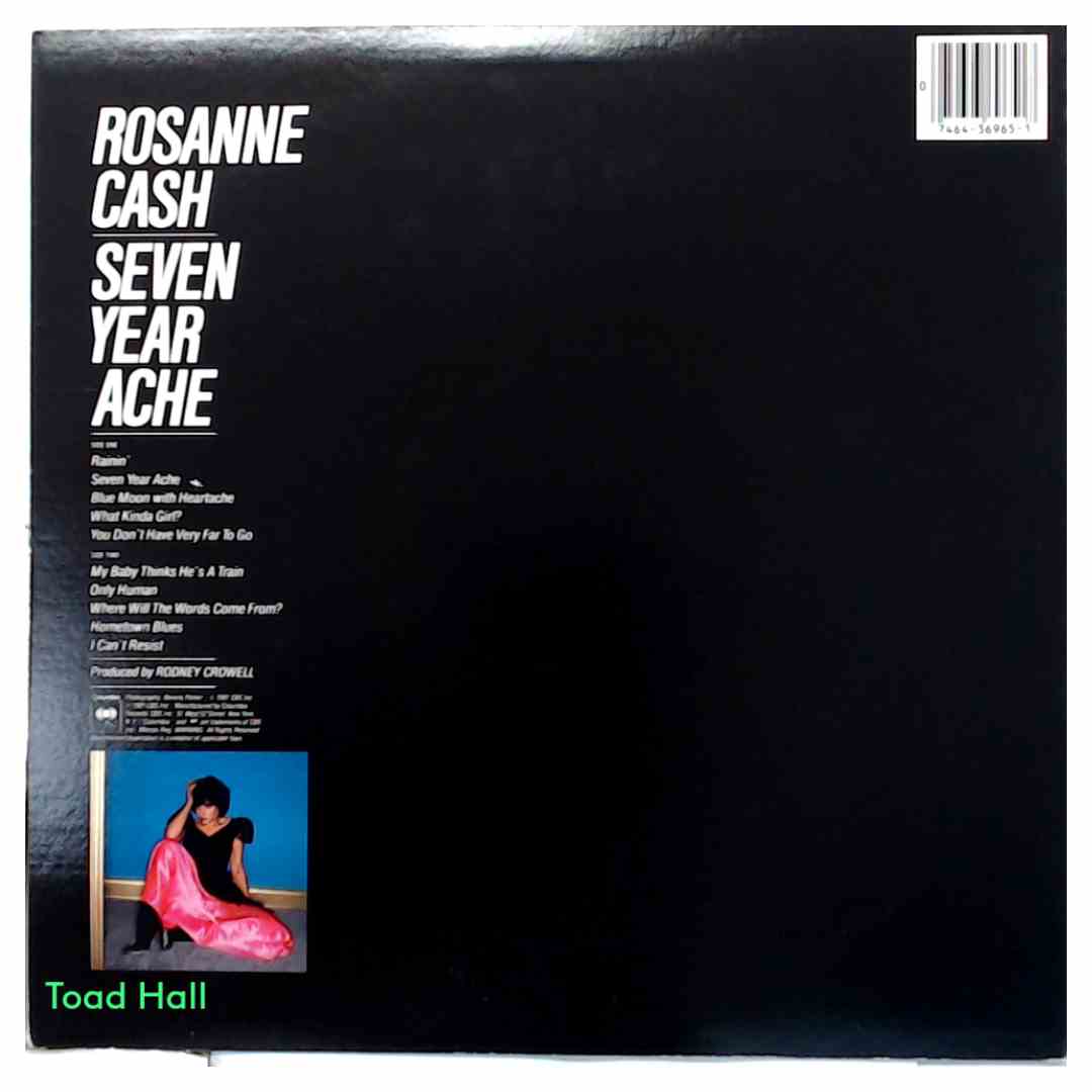 Roseanne Cash - Seven Year Ache - Used Vinyl