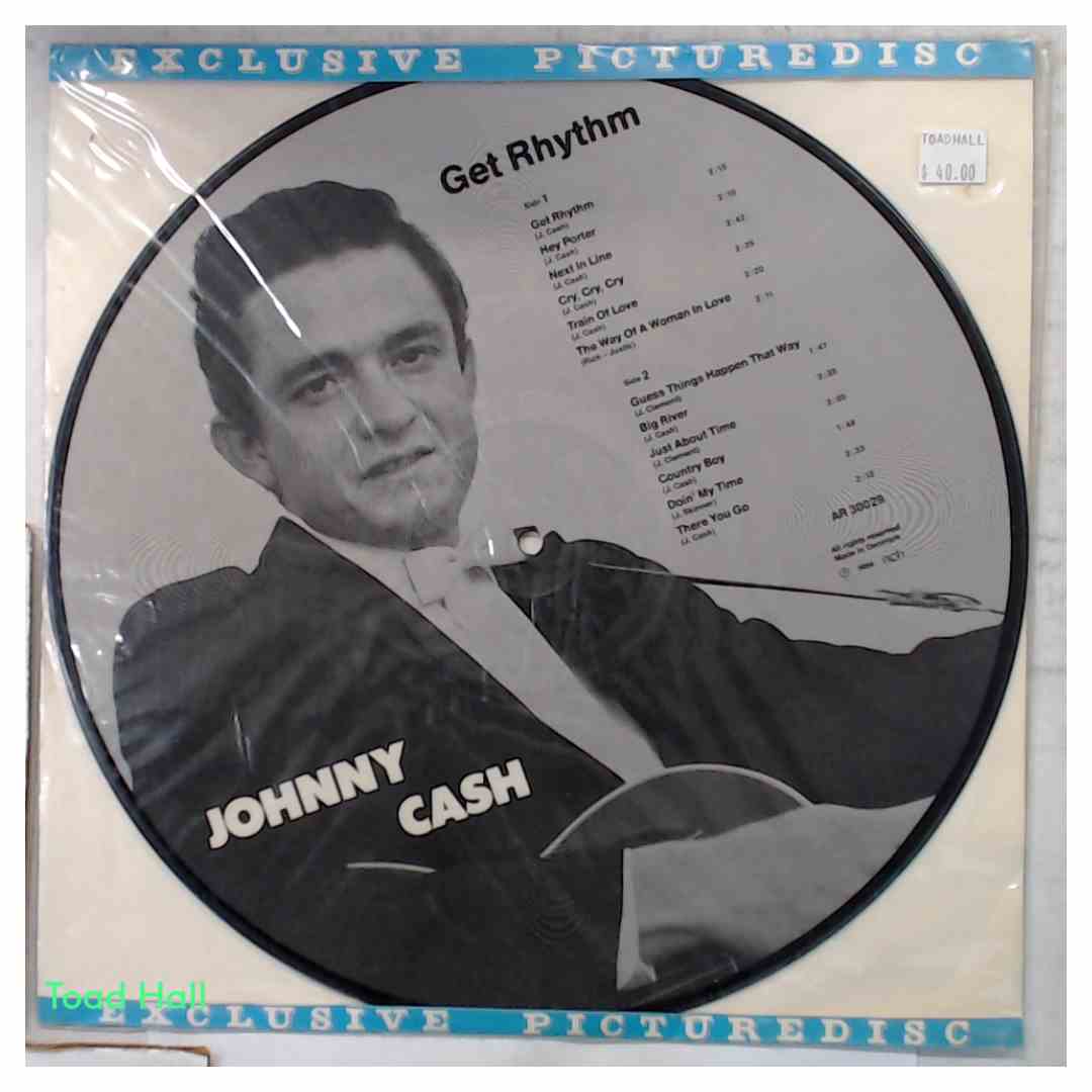 Johnny Cash - Get Rhythm (Picture Disc) - Used Vinyl