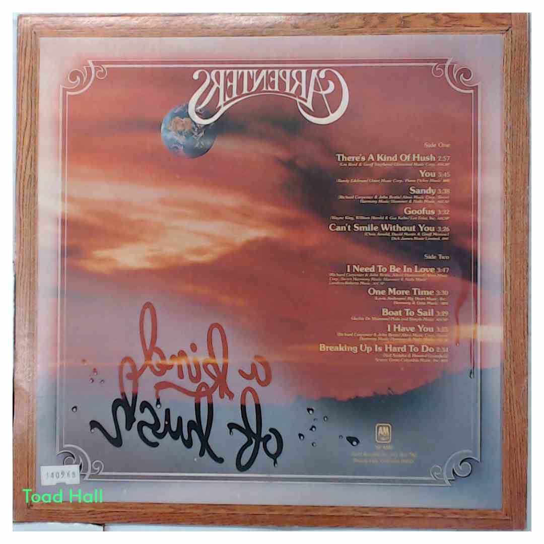 The Carpenters - A Kind of Hush - Used Vinyl