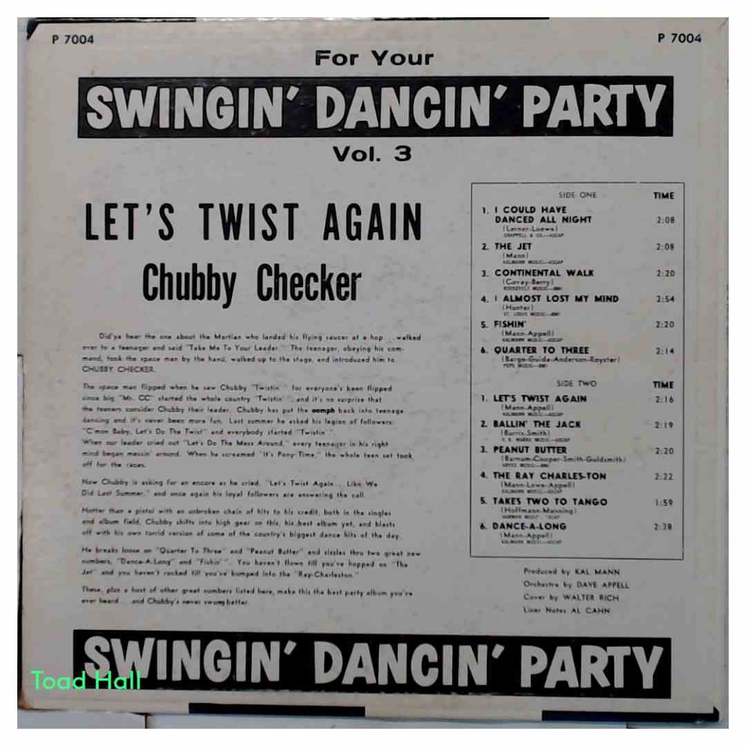 Chubby Checker - Let's Twist Again - Used Vinyl