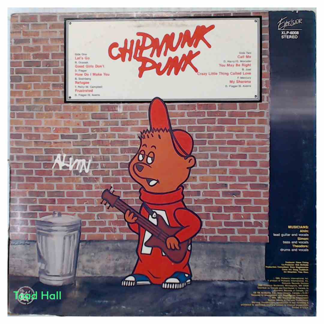 Chipmunks  Chipmunk Punk Used Vinyl LP