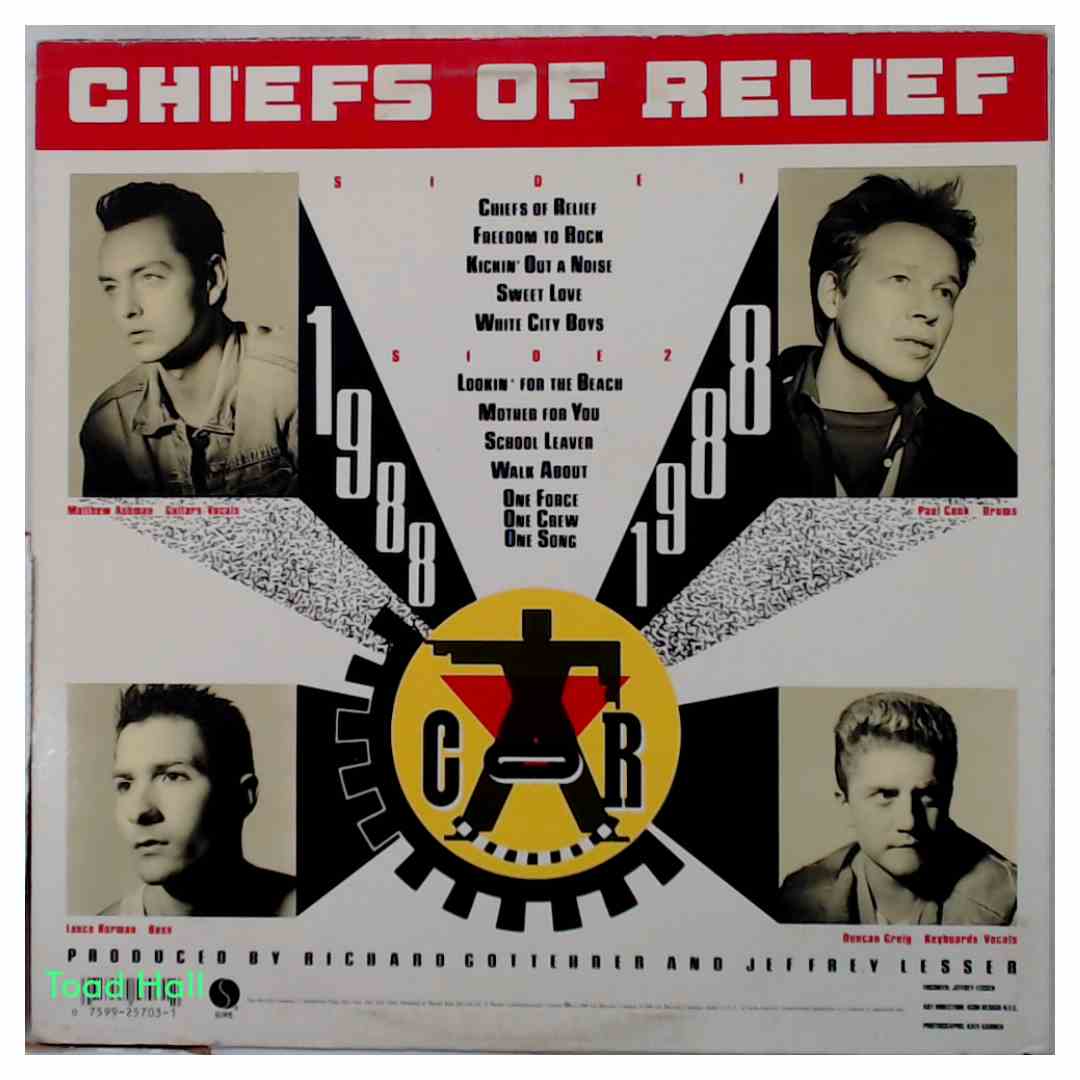 Chiefs Of Relief - Chiefs Of Relief (Promo Cover) - Used Vinyl