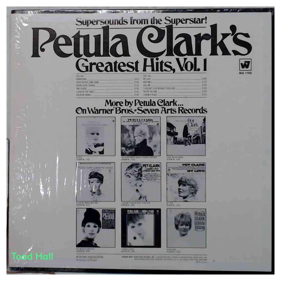 Petula  Clark - Petula Clark's Greatest Hits Vol. 1 - Used Vinyl