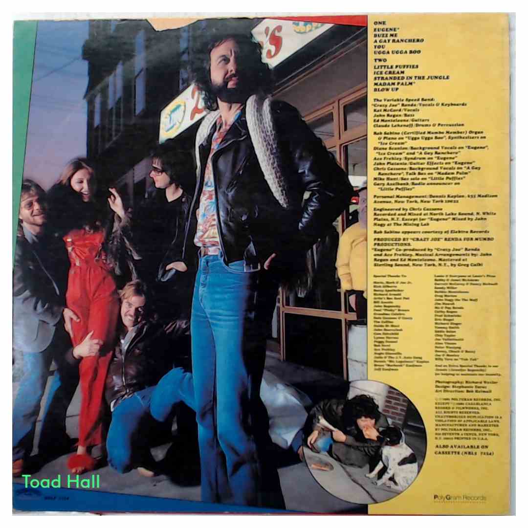 Crazy Joe & The Variable Speed Band - Eugene - Used Vinyl