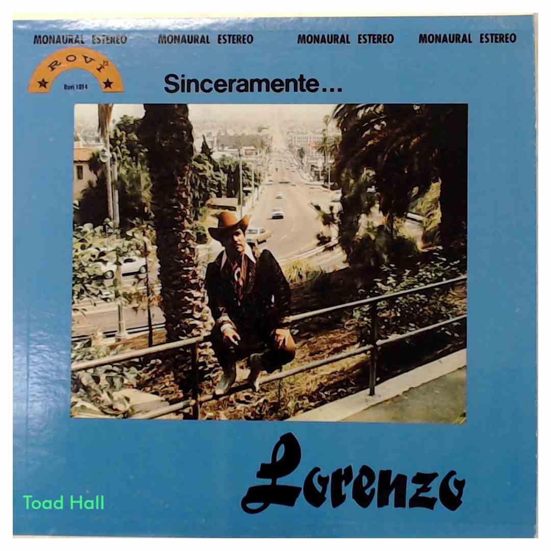 Lorenzo De Monteclaro - Sinceramente... Lorenzo - Used Vinyl