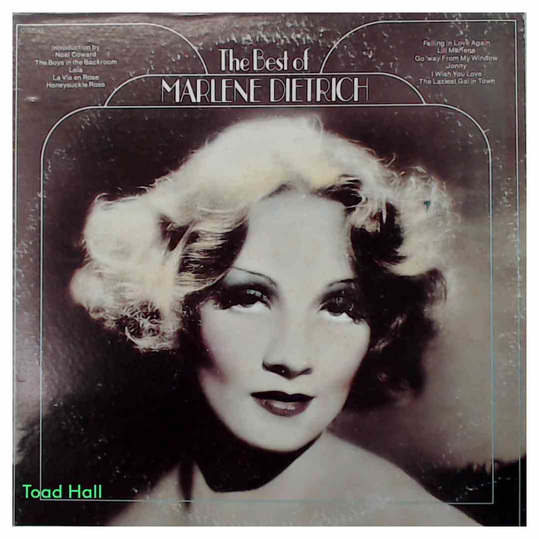 Marlene Dietrich - The Best Of Marlene Dietrich - Used Vinyl