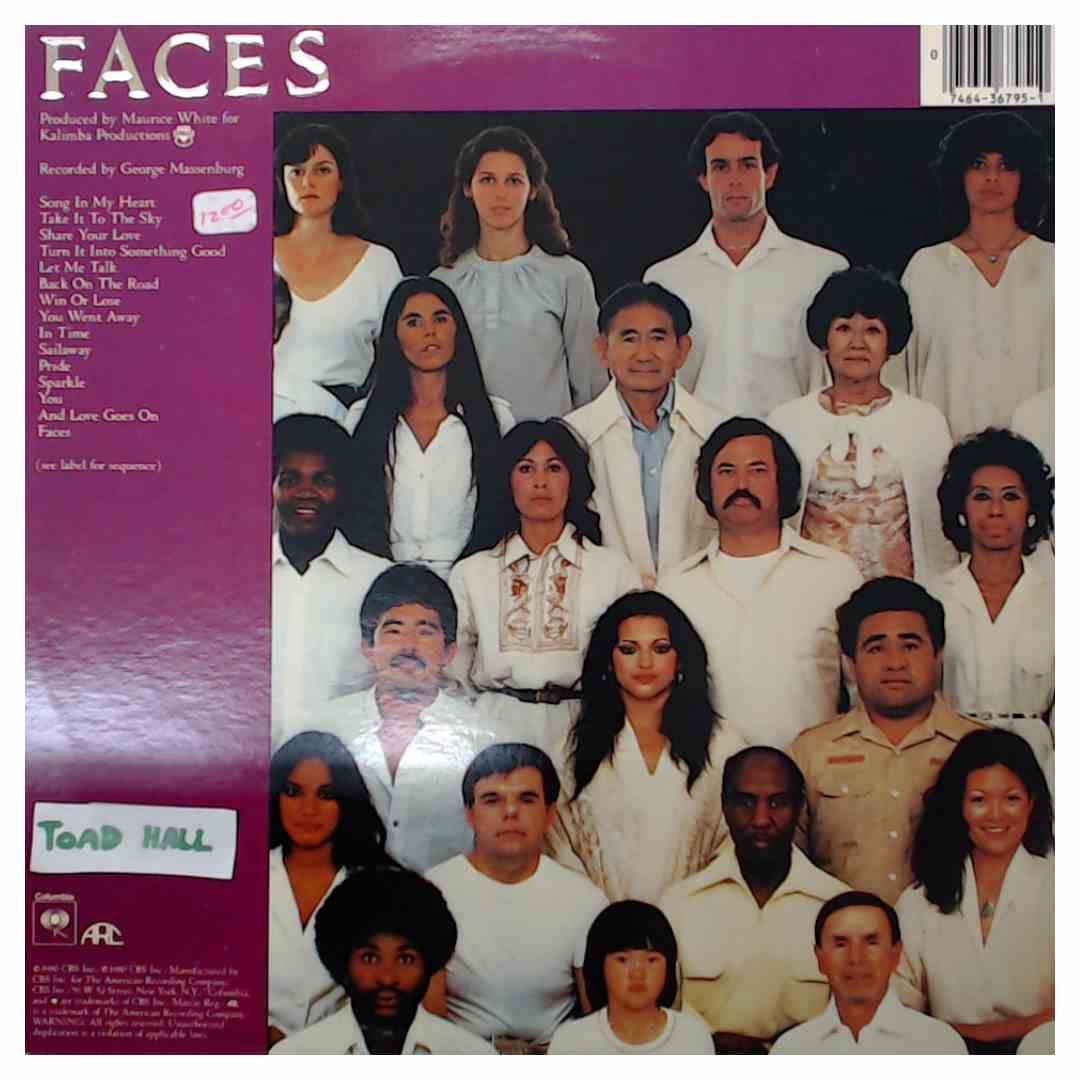 Earth, Wind, And Fire  Faces  Used Vinyl LP 2LP SET