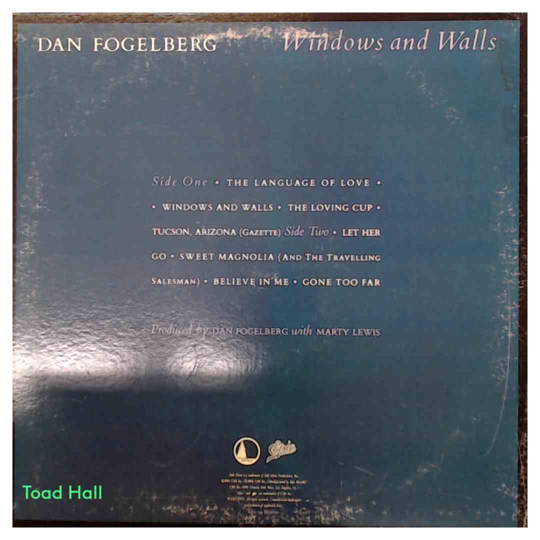 Dan Fogelberg - Windows And Walls - Used Vinyl