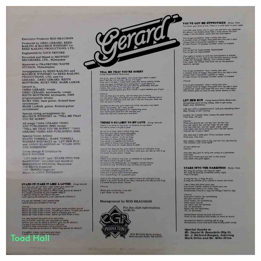 Gerard - Gerard - Used Vinyl