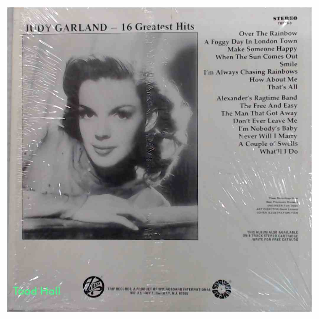 Judy Garland - 16 Greatest Hits - Used Vinyl