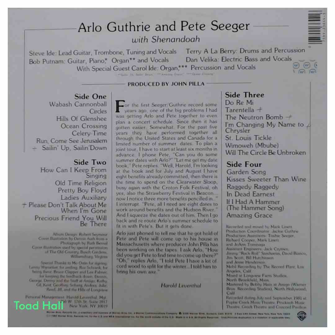 Arlo Guthrie/Pete Seeger - Precious Friend - Used Vinyl