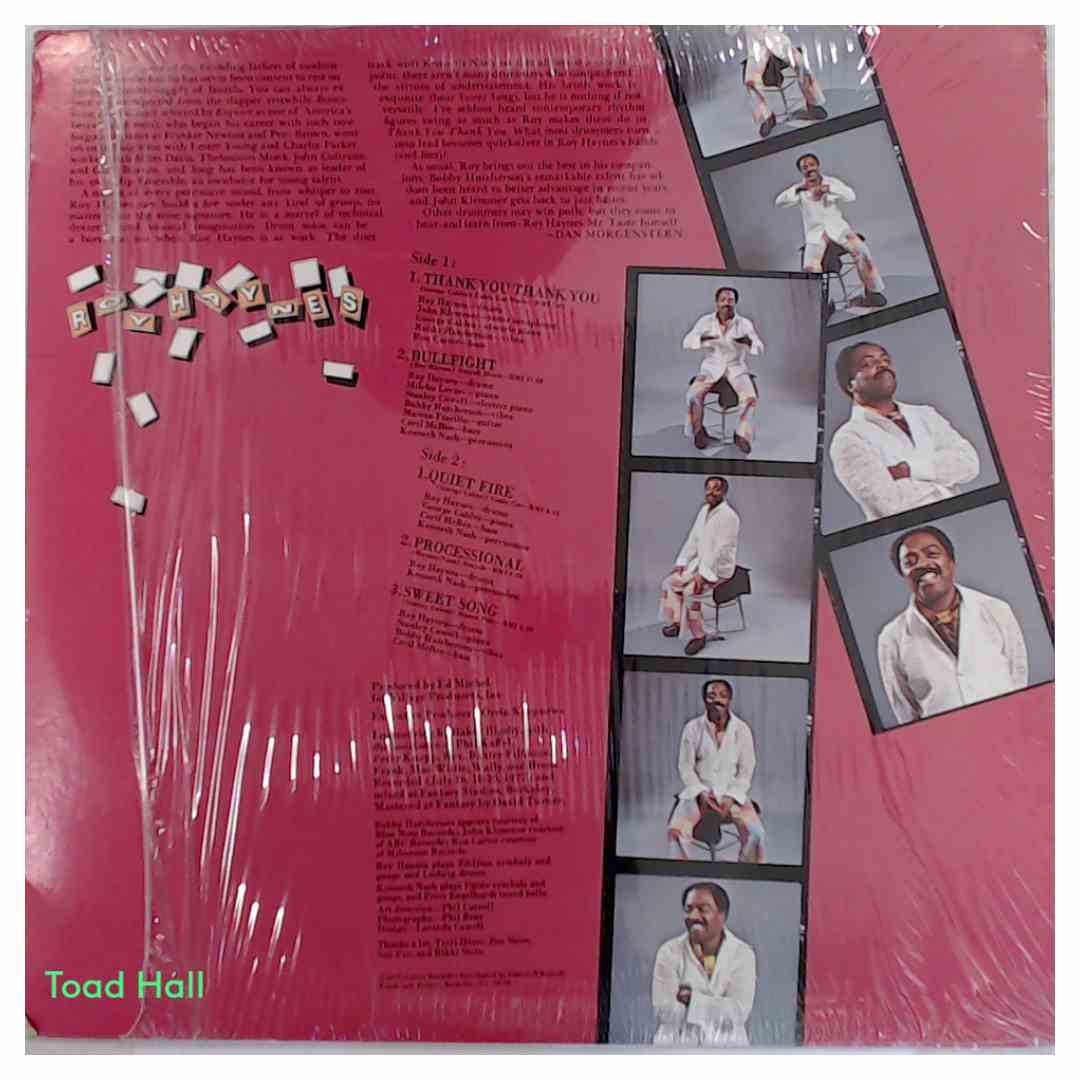 Roy Haynes - Thank You Thank You - Used Vinyl