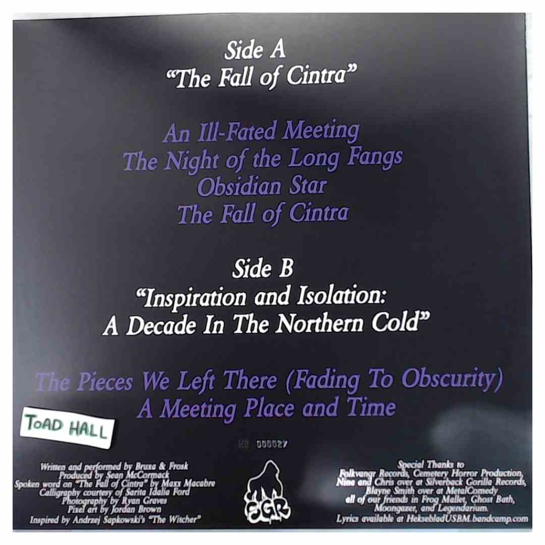 Hekseblad - The Fall Of Cintra (Transparent Purple W/ Splatter) - Used Vinyl