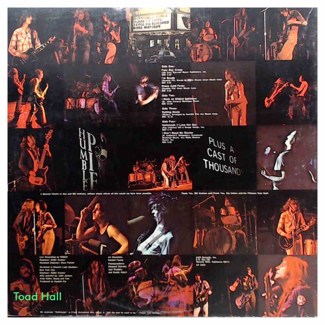 Humble Pie - Rockin' The Fillmore - Used Vinyl