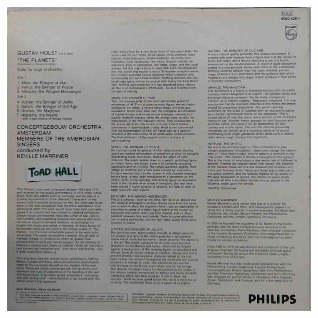 Holst - The Planets - Used Vinyl