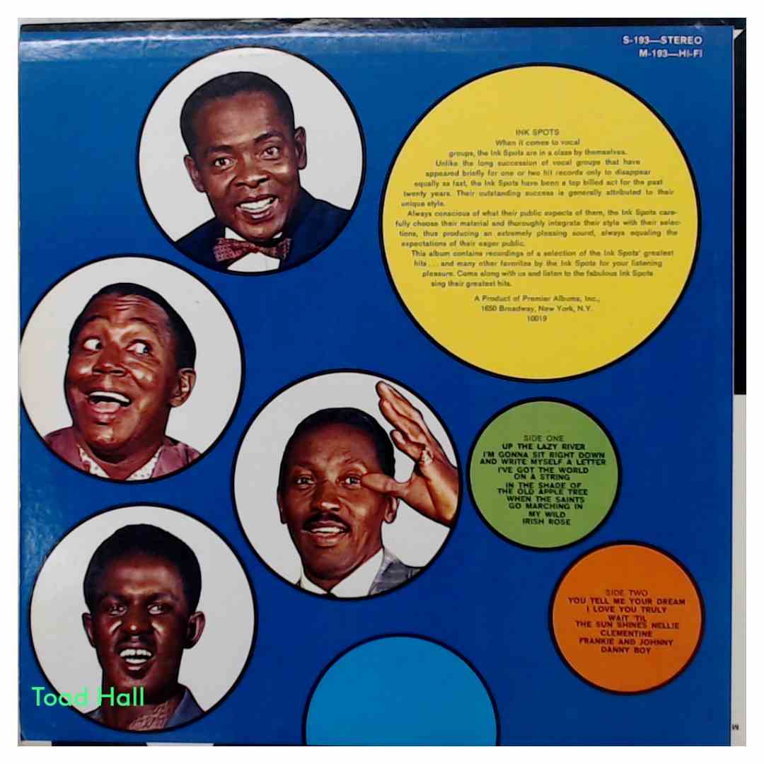 The Ink Spots - The Ink Spots Sing Their Hits - Used Vinyl
