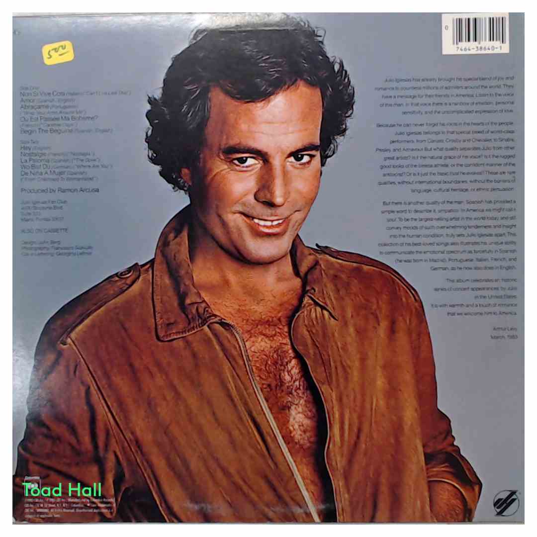 Julio Iglesias - Julio - Used Vinyl