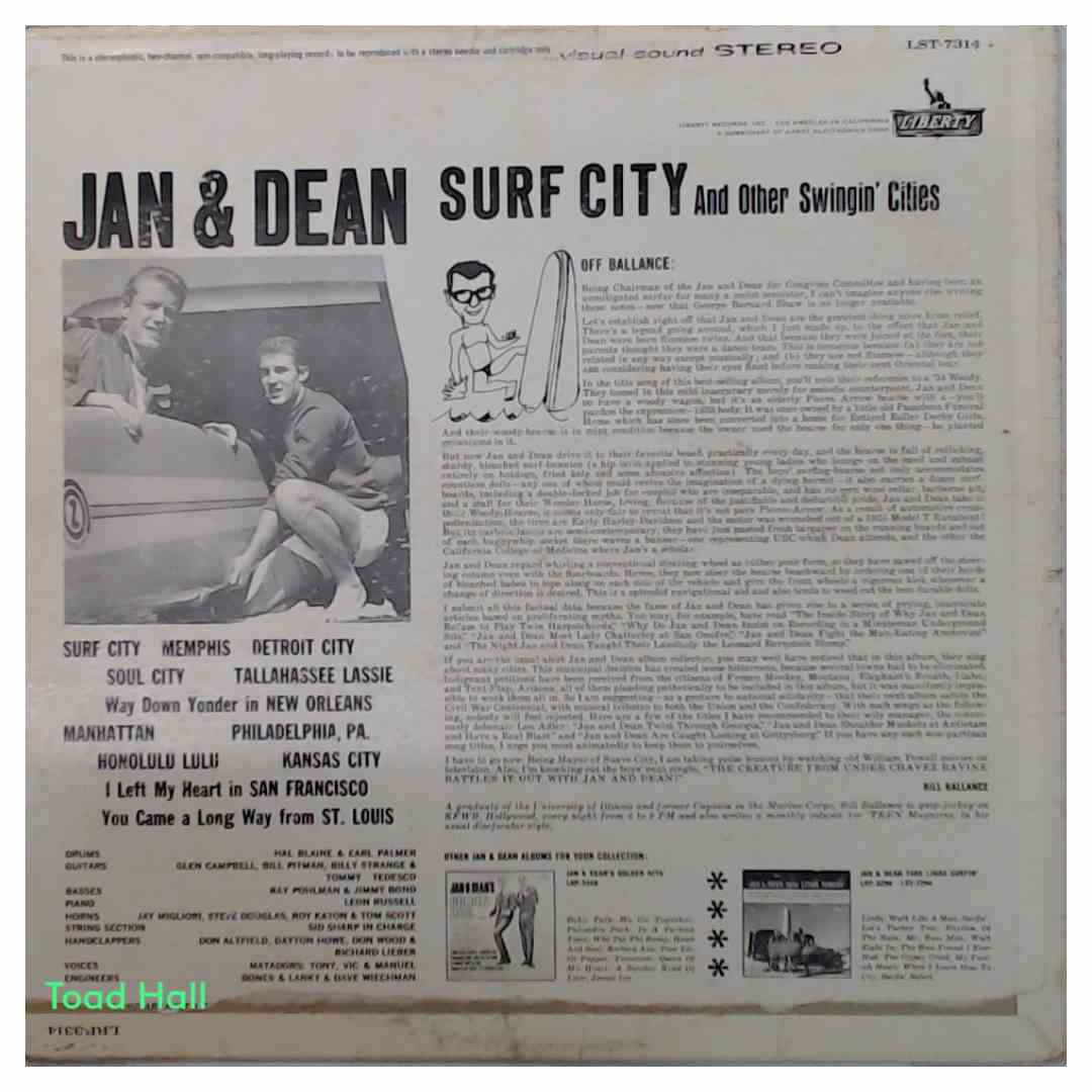 Jan & Dean - Surf City - Used Vinyl