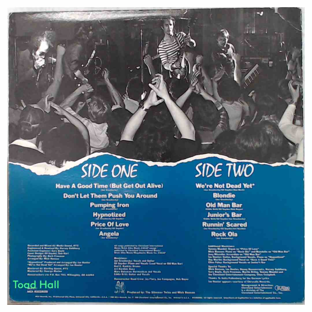 Iron City Houserockers - Have A Good Time But... Get Out Alive! - Used Vinyl