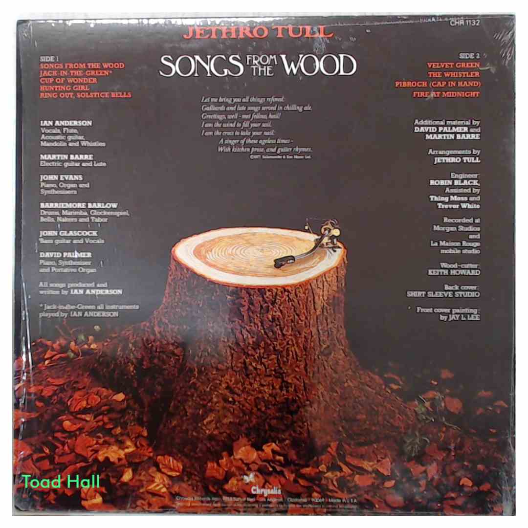 Jethro Tull - Songs From The Wood - Used Vinyl