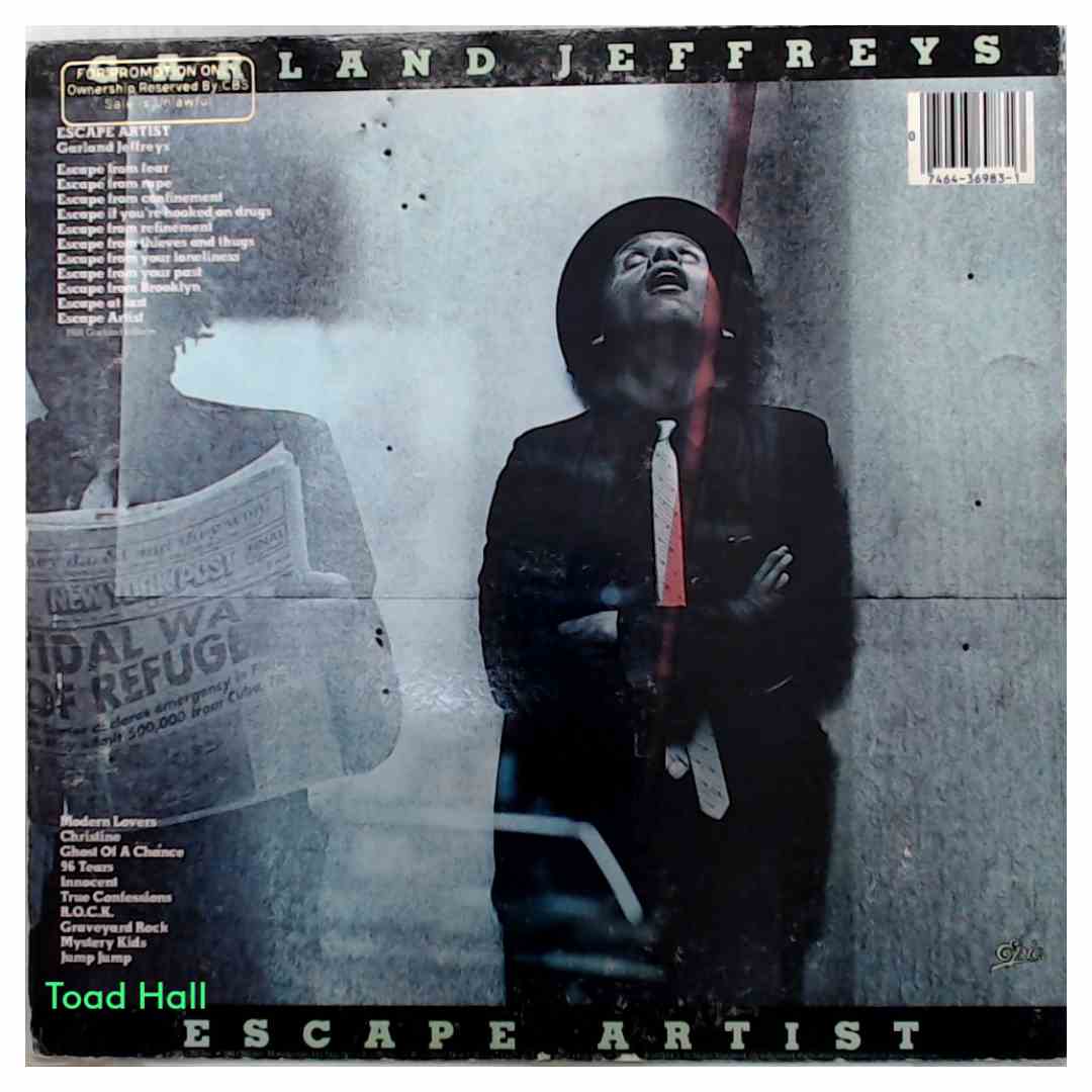 Garland Jeffreys - Escape Artist (Promo Cover w/ 45) - Used Vinyl