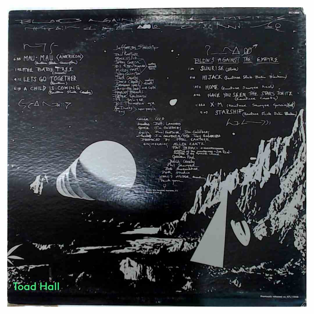 Jefferson Starship  Blows Against The Empire Used Vinyl LP With Insert