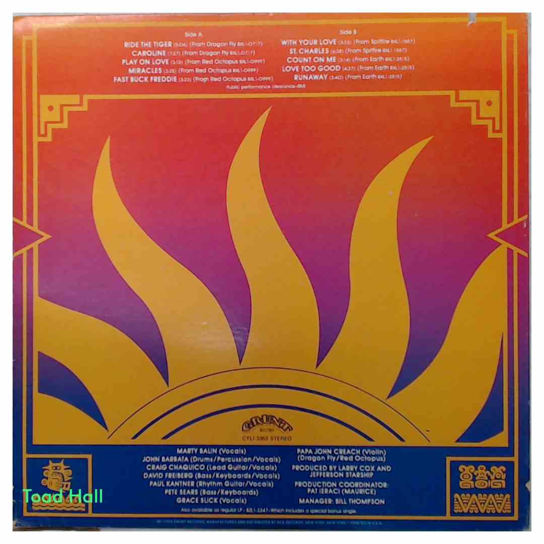 Jefferson Starship - Gold (Picture Disc) - Used Vinyl