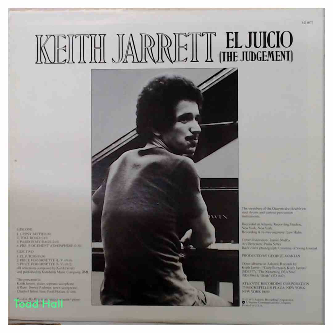 Keith Jarrett - El Juicio (The Judgement) - Used Vinyl