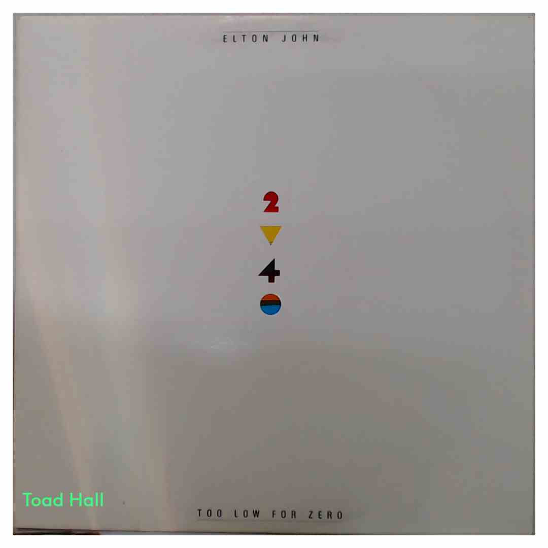 Elton John - Too Low For Zero - Used Vinyl