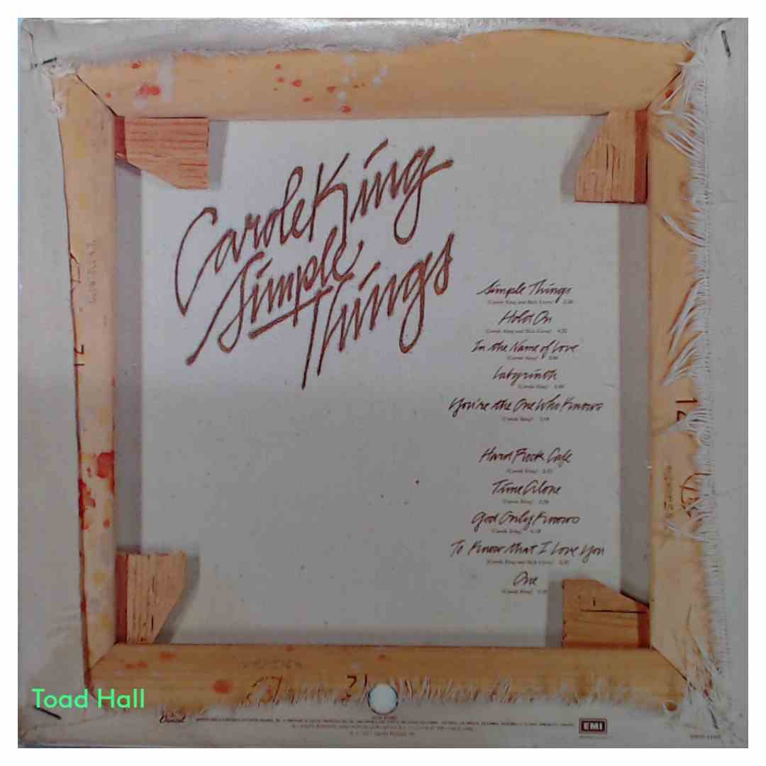 Carole King - Simple Things - Used Vinyl