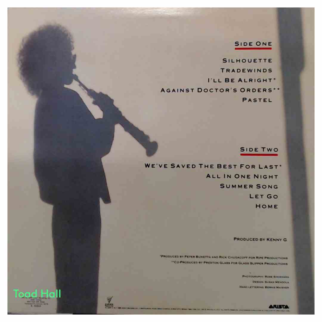 Kenny G - Silhouette - Used Vinyl