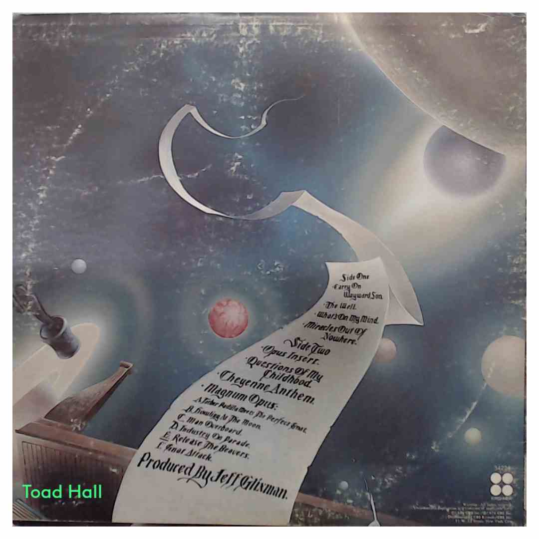 Kansas  Leftoverture  Used Vinyl LP