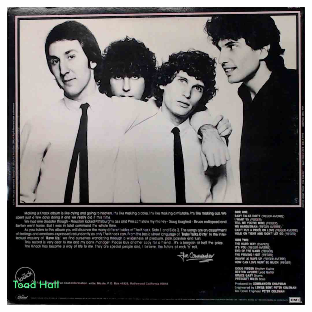 The Knack - ... But The Little Girls Understand - Used Vinyl