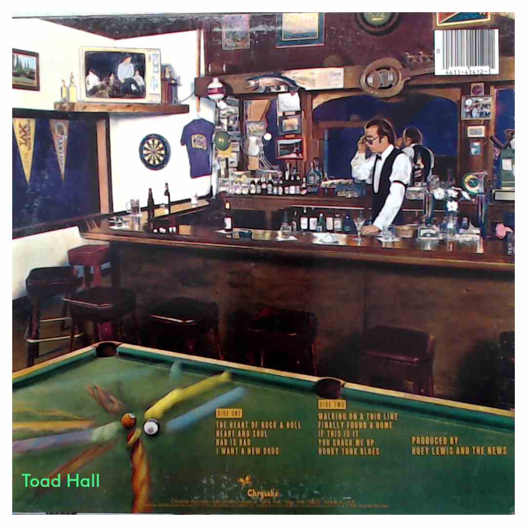Huey Lewis & The News  Sports  Used Vinyl LP