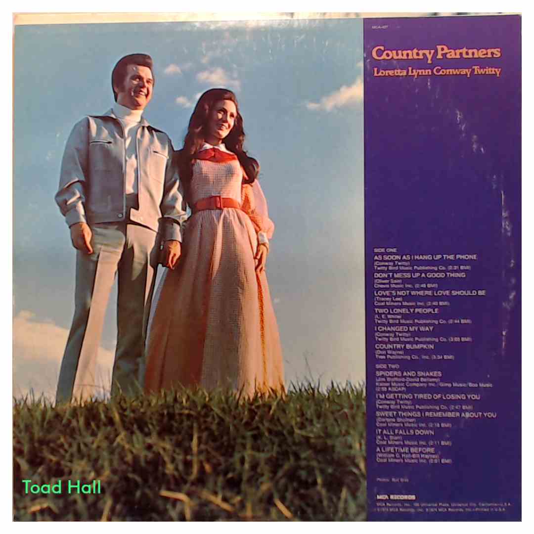 Conway Twitty & Loretta Lynn - Country Partners - Used Vinyl