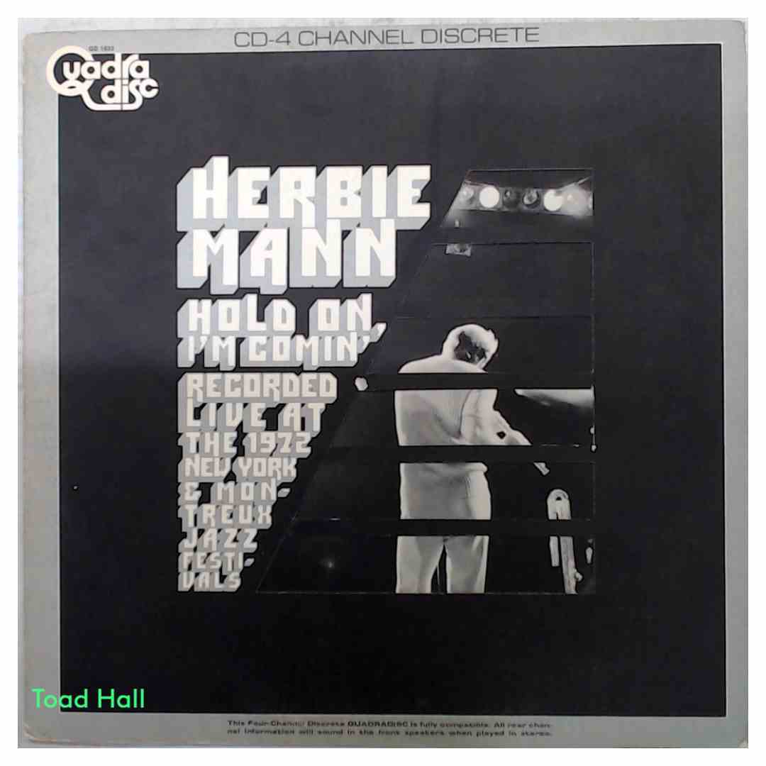 Herbie Mann - Hold On, I'm Comin' (Quadrophonic) - Used Vinyl