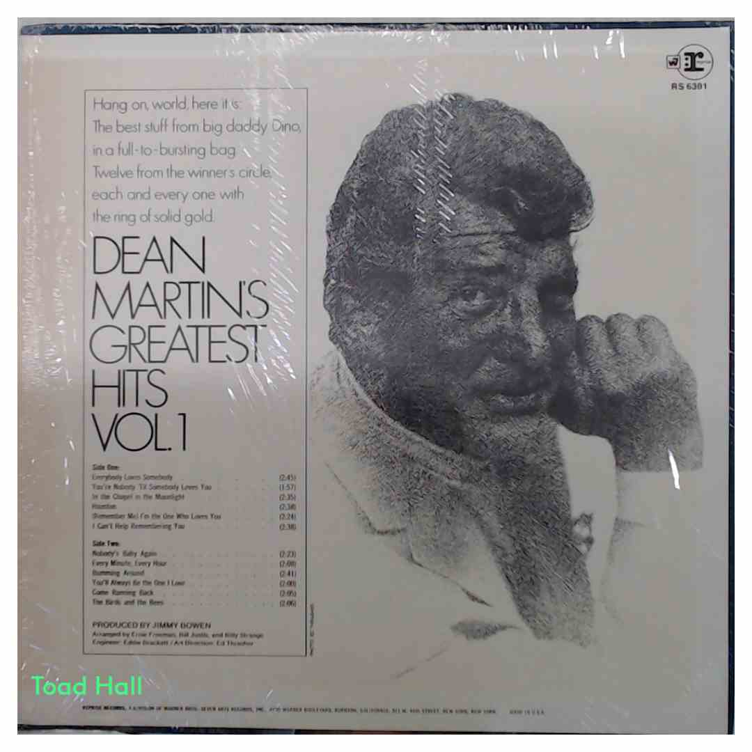 Dean Martin - Greatest Hits! Vol. 1 - Used Vinyl