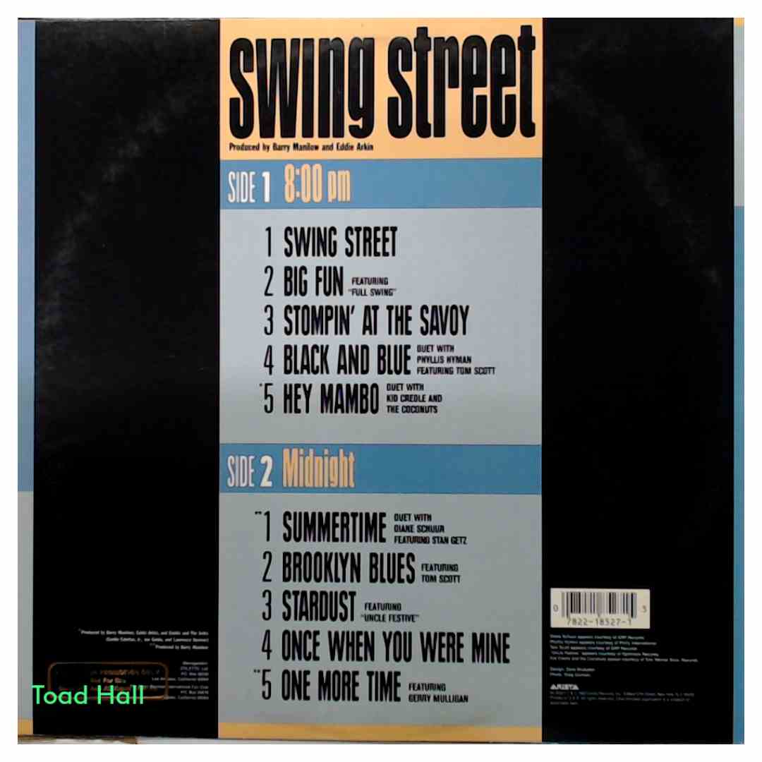 Barry Manilow - Swing Street - Used Vinyl