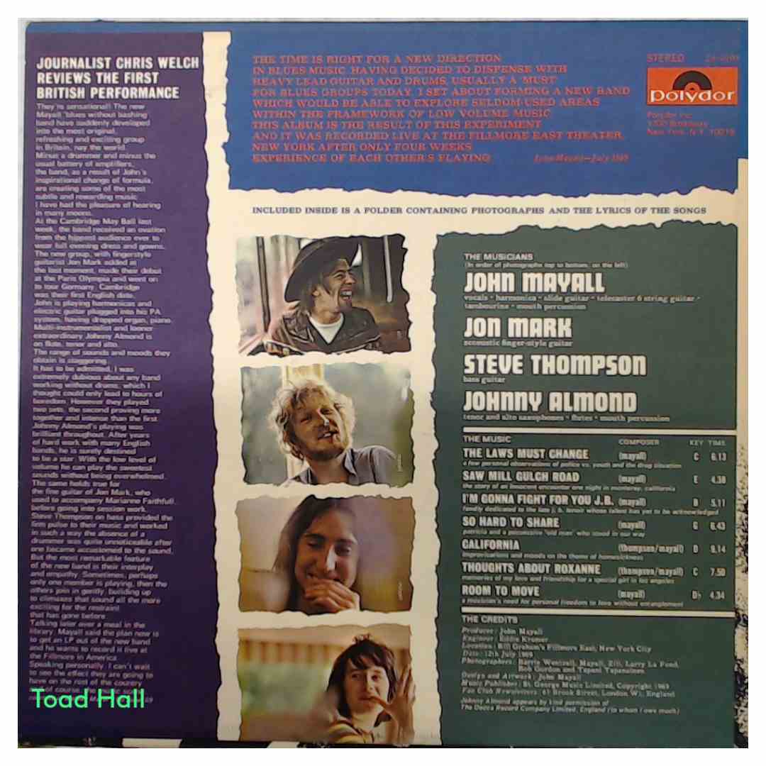 John Mayall - The Turning Point - Used Vinyl