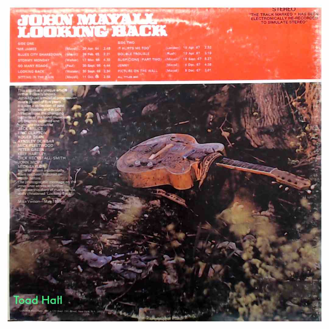 John Mayall - Looking Back - Used Vinyl