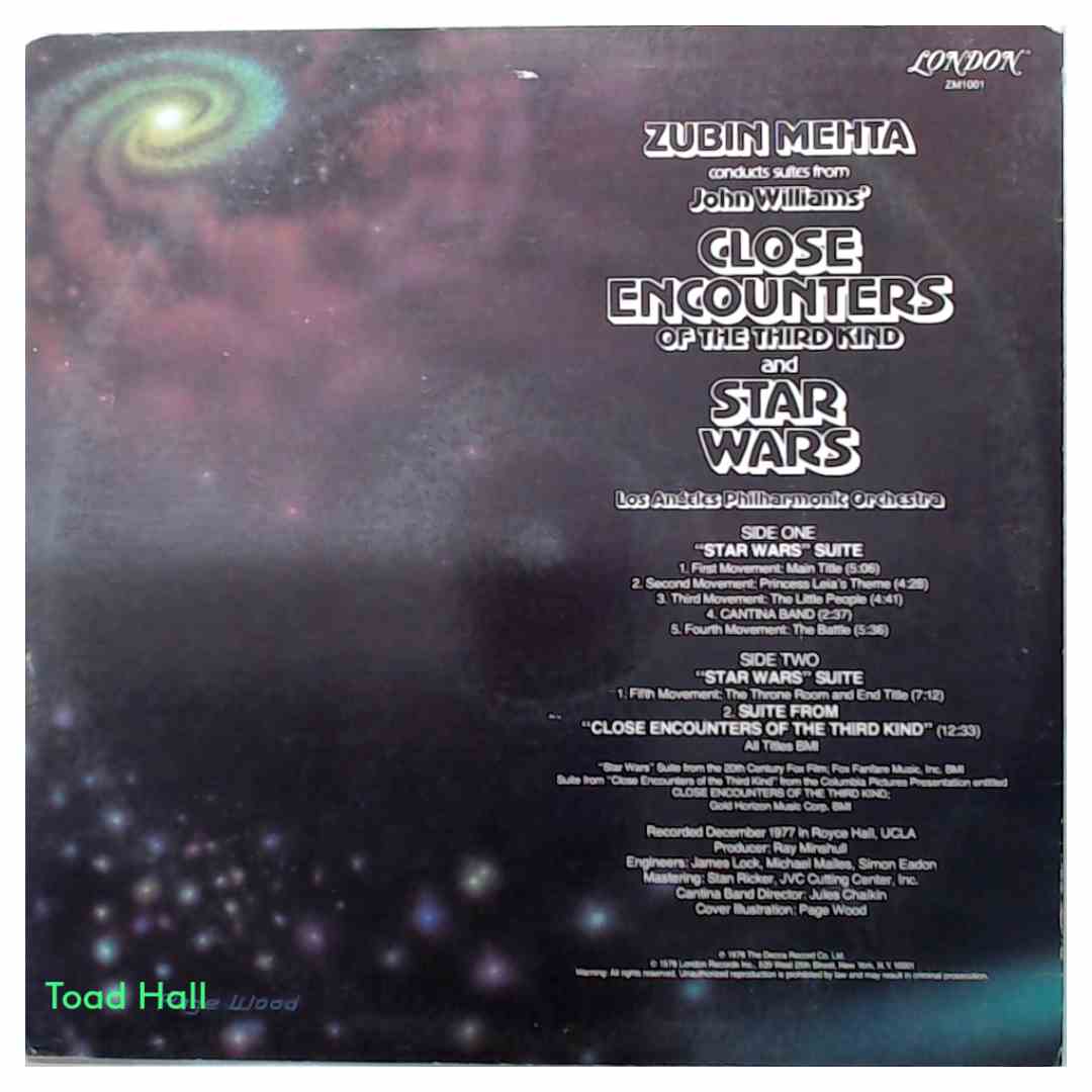 Zubin Mehta - Star Wars and Close Encounters - Used Vinyl