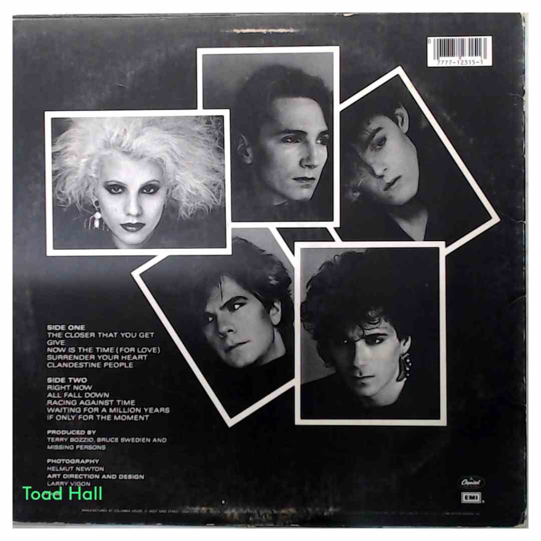 Missing Persons - Rhyme & Reason - Used Vinyl