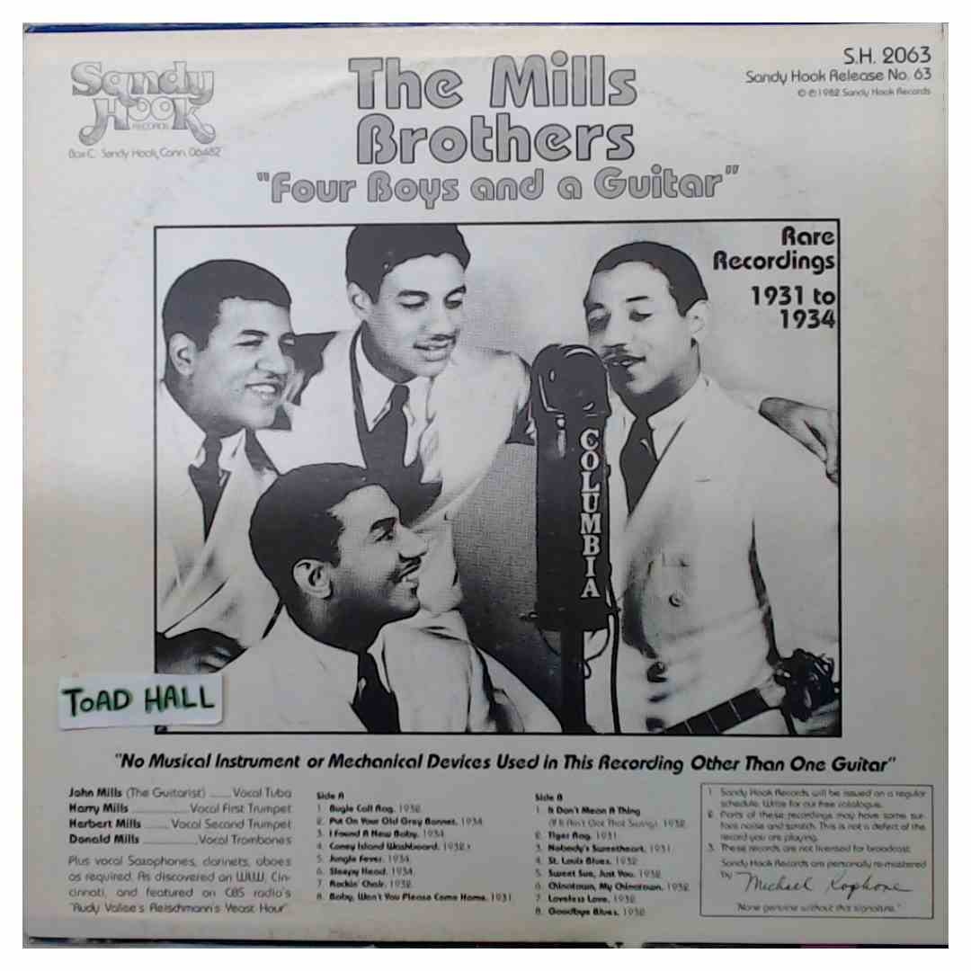 The Mills Brothers - Four Boys and a Guitar - Used Vinyl