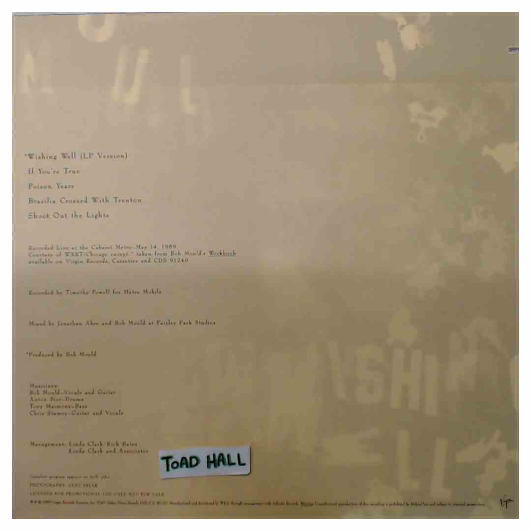 Bob Mould - Wishing Well + Four Live Tracks (Promo) - Used Vinyl