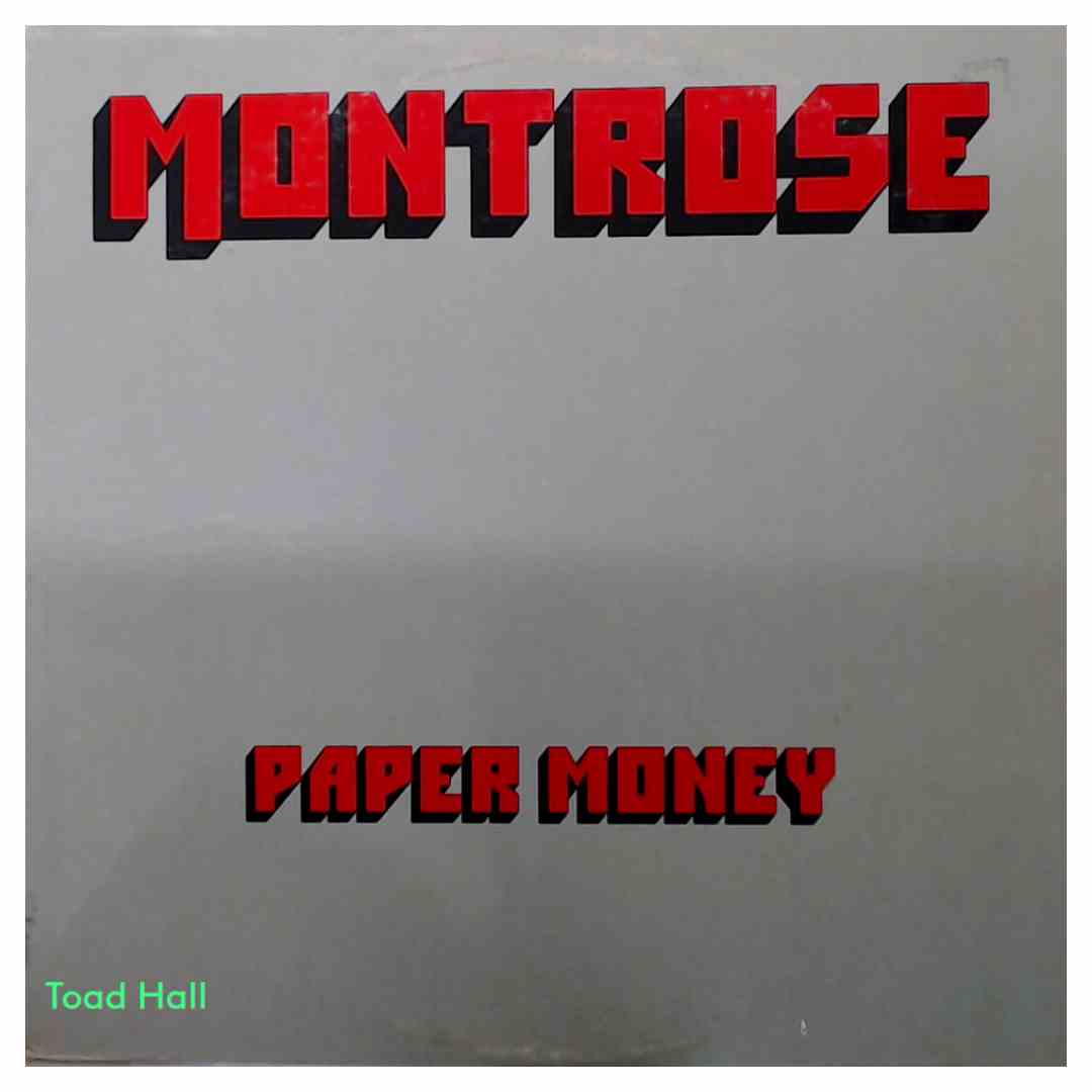 Montrose - Paper Money - Used Vinyl