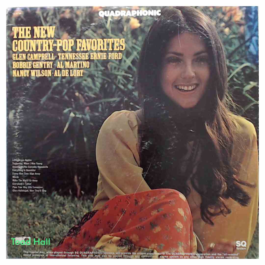 Various Artists - The New Country-Pop Favorites (Quadrophonic) - Used Vinyl