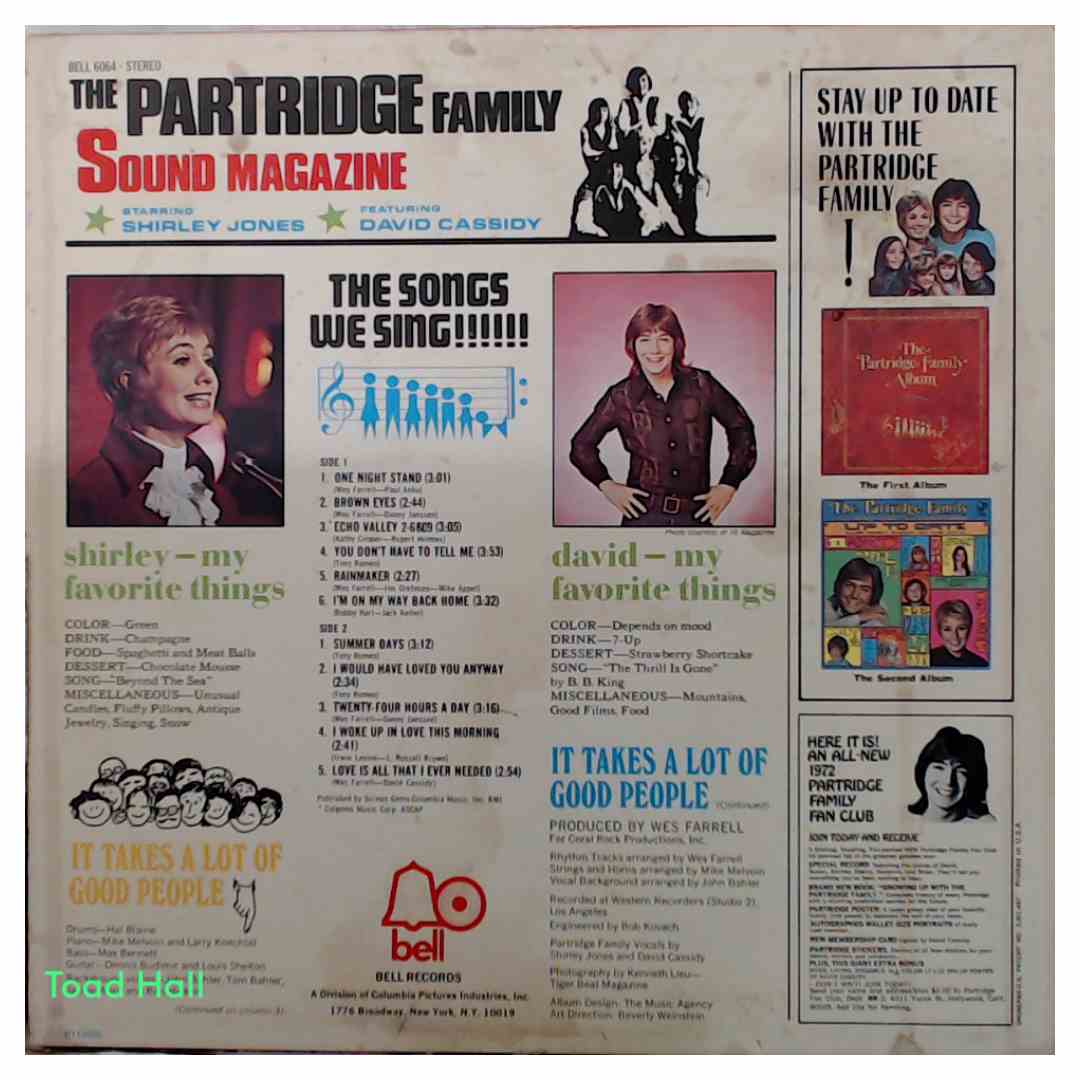 The Partridge Family - Sound Magazine - Used Vinyl