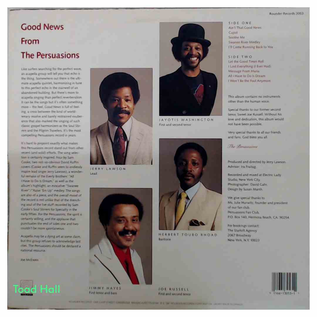 The Persuasions - Good News - Used Vinyl