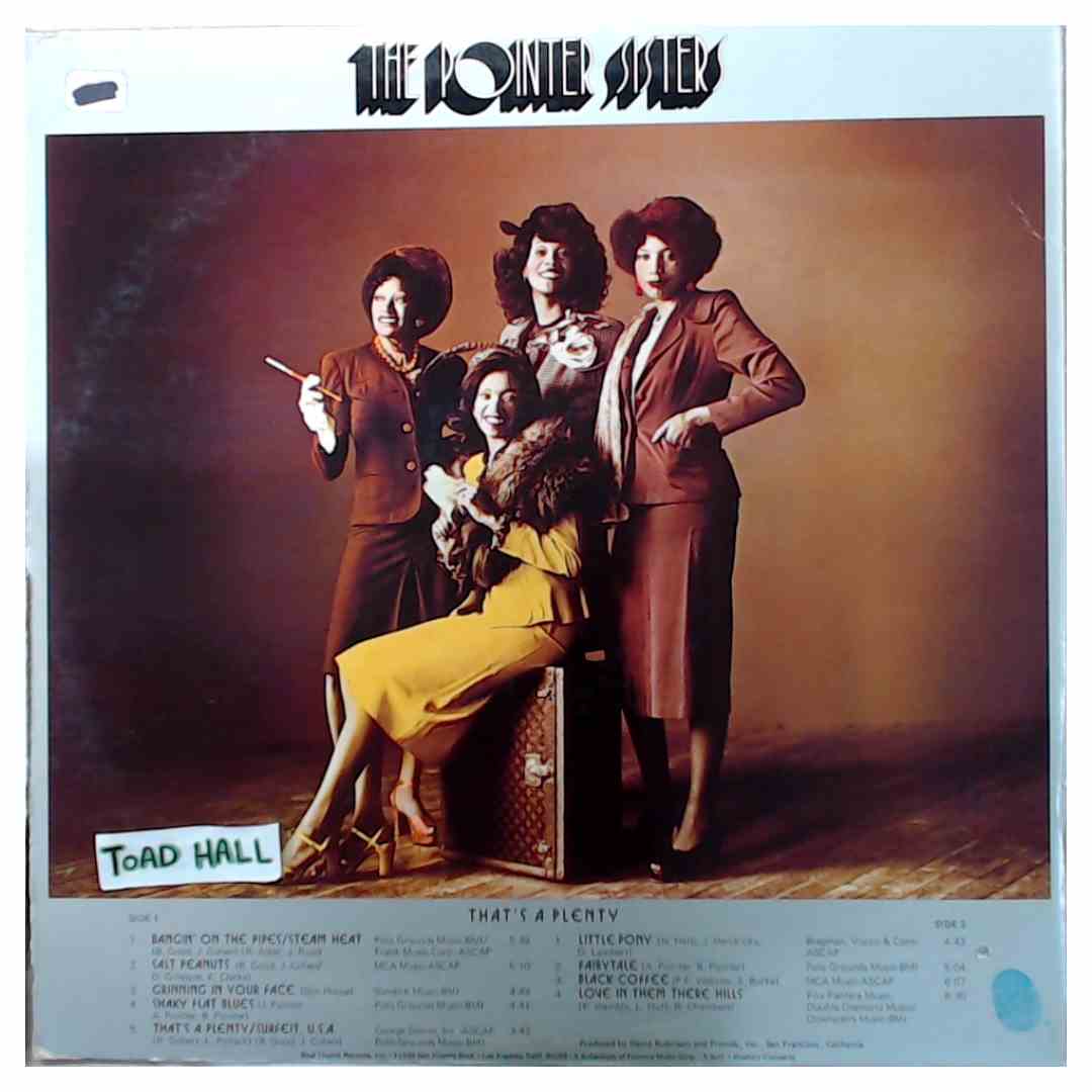 The Pointer Sisters - That's A Plenty - Used Vinyl