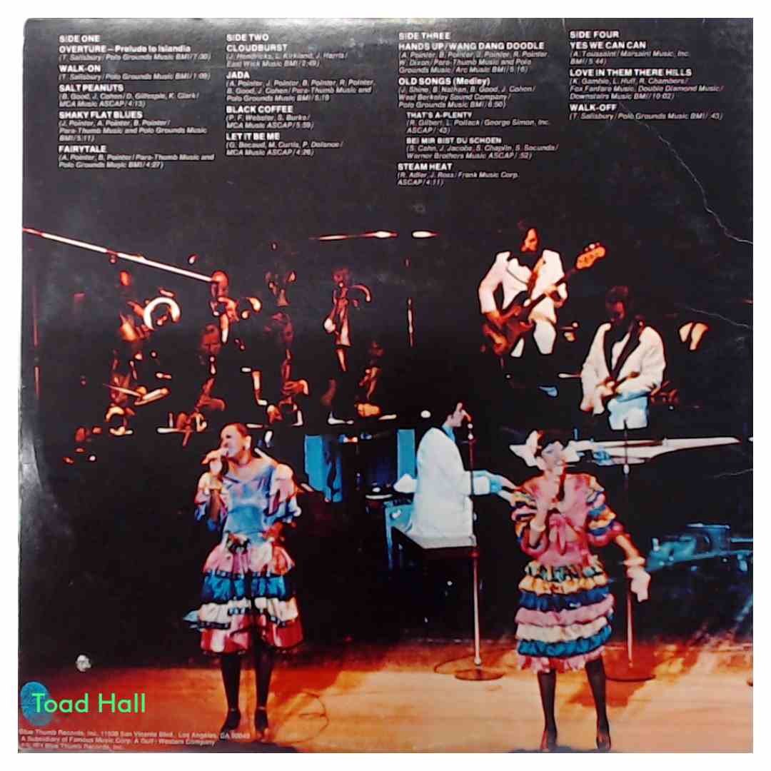 The Pointer Sisters - Live At The Opera House (gatefold/2 LPs) - Used Vinyl